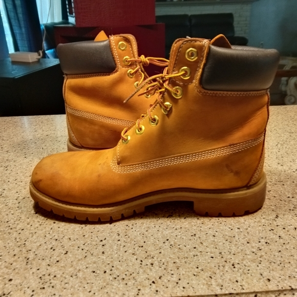 Timberland Boots Wheat Size 9.5 Men's - Picture 5 of 6